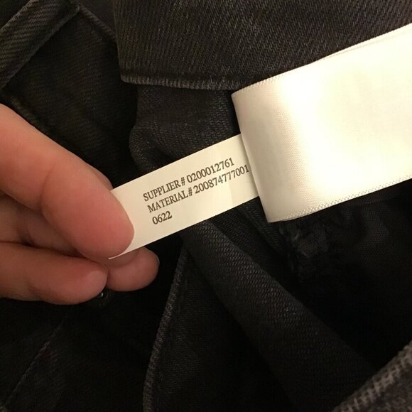 Ralph Lauren LRL NWT 18 (34) Relaxed Taper Women’s Jeans Faded Black Stretch - Picture 10 of 11